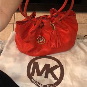 Micheal Kors Orange medium size purse